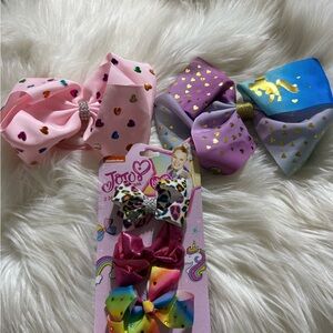 JoJo Siwa Pink and Multicolor Hair Bow Collection